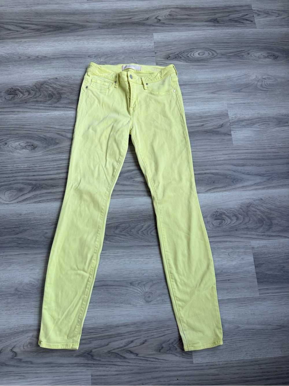 Marc by Marc Jacobs Pastel Yellow Skinny Jeans